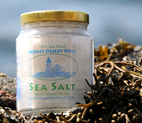 Jar of Mount Desert Rock Sea Salt